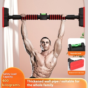 Barre de fitness horizontale d'intérieur OEM, sans perçage, rétractable, écologique, en acier, unisexe, vente en gros, prix abordable, modèle 1 - Product Image 3