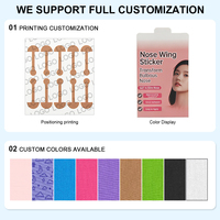 Autocollants pour le nez à marque privée - Forme et couleur personnalisées, bande nasale élastique, certifiée CE, aide cosmétique non médicale, sans GLP-1