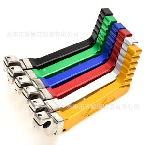 Levier de démarrage de moto Zhen Nirui en alliage d'aluminium multicolore pour la mise à niveau et la rénovation des motos tout-terrain, placement inférieur KS002 - Product Image 3