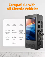 YIXINDIAN Solar DC EV Charger Station 160kW 180kW 240kW 320kW Energy Lithium Battery Dynamic Load Balancing Outdoor Truck POS