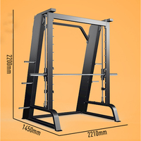 Station multifonctionnelle à domicile commerciale Équipement de fitness Smith Gym Machine pour l'entraînement en force