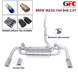 Escape Catback Electrónico con Válvulas GFC de Ajuste Directo, Acabado Pulido y Cepillado, para BMW M235i <span class=keywords><strong>Gran</strong></span> Coupé 2.0T con Doble Salida - Product Image 6