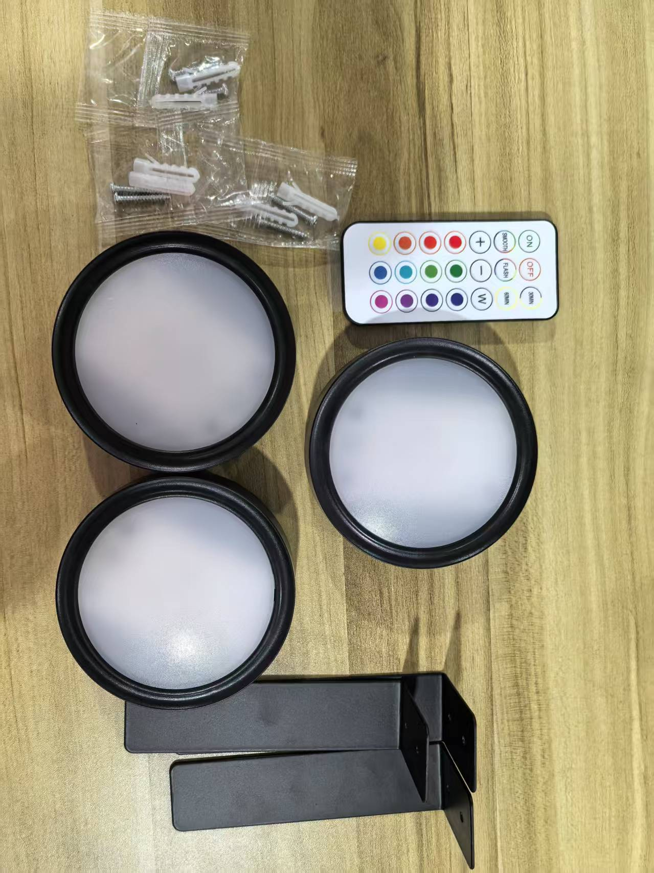 [Black-shell 13-color] 3 Light + 1 Remote Control