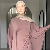 Abaya musulmane sur mesure Mexizo Dubai Fashion, grande taille, polyester, manches longues, vêtements islamiques modestes, élégante pour femmes, été, automne, printemps