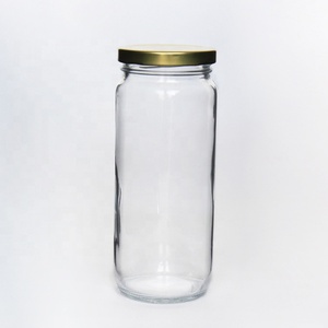 Vente en gros de pots en <span class=keywords><strong>verre</strong></span> ronds transparents de 16 oz (500 ml) avec couvercle pour aliments, conserves alimentaires, mise en conserve - Product Image 2