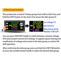 Module d'alimentation régulateur de tension numérique à courant continu XY-SK120 avec écran LCD couleur VA à angle de vision complet et mise à niveau du micrologiciel