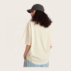 Designer Printed Customizable 100% Cotton Knitted Heavy Weight Oversize High Street Wear T-<b>Shirt</b> for Men with Drop Shoulder - Product Image 4