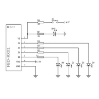 Transmitter dan Receiver RF Remote Satu Tombol 433mhz, Modul Remote Control+Receiver 1-tombol, Modulator Digital RF