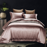 100% draps de literie en soie de mûrier draps de soie de mûrier ensemble de housse de couette