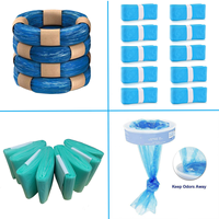 Sacs à déjections pour animaux de compagnie en PE haute barrière, écologiques, robustes, biodégradables, compostables, avec soufflet latéral et désodorisants