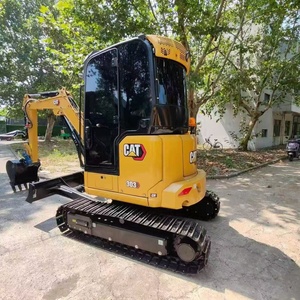 Excavadora de cadenas 303 usada, 3 toneladas, modelo 2022, certificada por la EPA, con cazo de excavación y martillo rompedor, motor y bomba originales. - Product Image 4