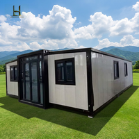Standard Stability Prefabricated Tiny 20Ft 40Ft Expandable Container House Prefab Outdoor Home Kitchen Construction Real Estate