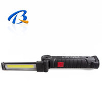 Lampe de travail COB Portable, Rechargeable par USB, multifonction, pliable, magnétique, pour réparation automobile, lampe de travail à LED