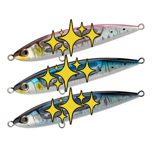 Honoreal Popula Sinking Fishing Lure 150mm 60g Pencil Bait Stickbait <span class=keywords><strong>Plus</strong></span> Lure con Flash Flake per Acqua Salata Oceanica - Product Image 1