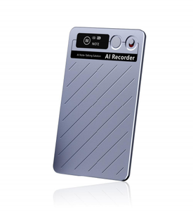 Ultra Slim 64GB AI Notes Grabadora de voz AI Smart Digital Voice <span class=keywords><strong>Recorder</strong></span> con aplicación Grabación de audio magnética para reuniones - Product Image 1