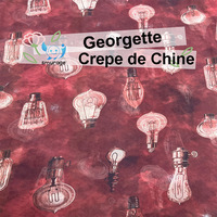100% polyester satin tissu tissé crêpe et motif uni doux imprimé floral et mousseline de soie pour chemises costumes couvertures