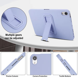 Support pliant Portable ajusté béquille étui antichoc pour <span class=keywords><strong>iPad</strong></span> <span class=keywords><strong>Mini</strong></span> 4 5 6 7 souple TPU peau tactile Simple tablette <span class=keywords><strong>coque</strong></span> de couverture - Product Image 5