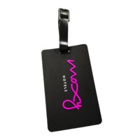 Etiquetas de Equipaje de PVC de Lujo Coloridas con Diseños Personalizables, Patrón de Letras, Logotipo, Modernas, Duraderas, para Regalo