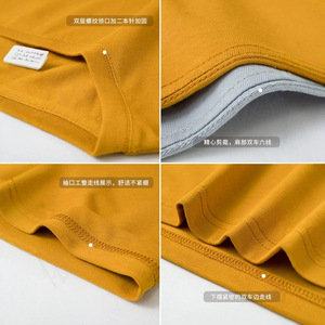 Camisetas de Algodón Puro, Cuello Redondo, Manga Corta, Color Sólido, Uniformes de Trabajo, Impresión de Logotipo Corporativo, Ropa para Fiestas, Publicidad, Juvenil - Product Image 2