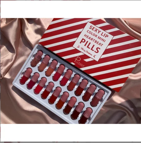 Матовая Капсульная помада Pudaier, водостойкая косметика, легко носить с собой помаду