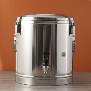 Récipient pour réchauffer les aliments à soupe de grande capacité Baril d'isolation thermique en acier inoxydable 304 Baril de conservation de la chaleur en <span class=keywords><strong>métal</strong></span> pour la restauration - Product Image 2