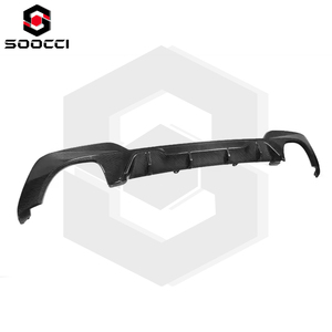 Difusor trasero de fibra de carbono estilo MP para <span class=keywords><strong>BMW</strong></span> Serie 3 <span class=keywords><strong>320i</strong></span> 325i 330i <span class=keywords><strong>G20</strong></span> <span class=keywords><strong>2019</strong></span> + divisor de labios de parachoques trasero alerón inferior - Product Image 4