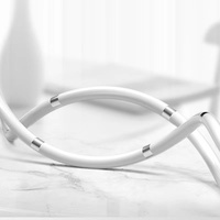 Câble de données à charge rapide USB 3A magnétique OEM 1m Matériau TPE flexible ignifuge adapté à l'USB Ip /TYPE-C/micr