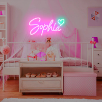 Enseignes néon LED murales personnalisées en acrylique « Joyeux Anniversaire » Rebow pour la décoration de chambres, maisons, mariages et fêtes