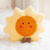 Bantal Plush Seri Cuaca Lucu, Mainan Plush Awan Pelangi, Bantal Empuk, Bantal Lempar, Hadiah Ulang Tahun untuk Anak Perempuan
