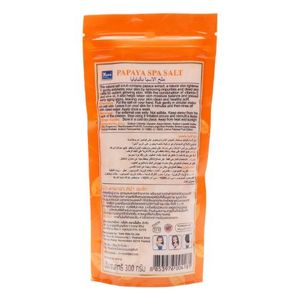 Y418 Yoko Papaya Spa Salt 300g. <b>Body</b> <b>Scrub</b> Contains Papaya Extract, Vitamin E & Olive Oil Maintain Skin Natural Moisture Balance - Product Image 6
