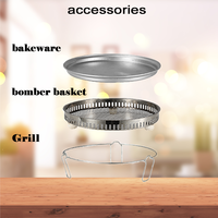 Nouveau design Offres Spéciales 30L NUMÉRIQUE Air Friteuse Four Vente chaude avec 9 cuisson Presets
