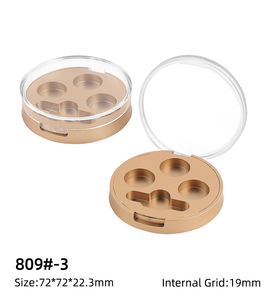 Có Thể Tái Chế Trong Suốt Rõ Ràng Nhựa Eye Shadow Palette Trường Hợp 3 Màu Sắc Mô Hình Rỗng Bao Bì Mỹ Phẩm Container Hộp Nhựa - Product Image 6