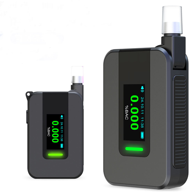 Hot-selling High-precision Fuel Cell Portable Alcohol Tester Alcohol Breath Sensor YSW YSW-D1000 Model 5s Response Time Black