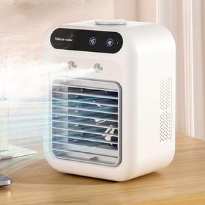 0728 2026 Hot Touch Switch Fast Cooling Water Air Cooler Abs Material Multifunctional Mist Fan 2 Speeds Adjustable with - Product Image 3