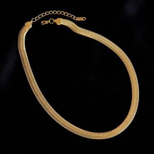 European American Minimalist Titanium Steel Gold Silver Chain Necklace Party Fashion Geometric Design - Product Image 3