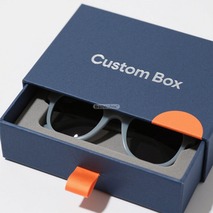 Custom Logo Luxury Hard Drawer Sunglasses Packaging <b>Box</b> Display Case Gift <b>Box</b> for Eyewear - Product Image 2