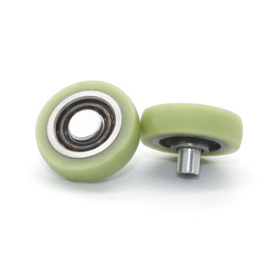 Manufacturer Supplies 624UG Ball Bearing <b>Pulleys</b> Polyurethane (PU) Silent Arc-Shaped Casters for Flat Belt Wholesale - Product Image 5