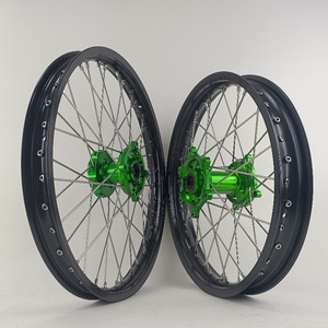 Jeu de roues de motos Kawasaki Offre Spéciale Fit 18 19 21 pouces jantes de moto en alliage d'aluminium pour <span class=keywords><strong>KX</strong></span> <span class=keywords><strong>125</strong></span> 250 KXF250 450 - Product Image 4