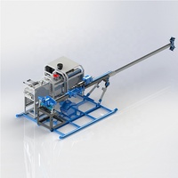 Foreuse sur chenilles diesel entièrement hydraulique de 300 m, modulaire, portable, avec télécommande sans fil, pompe, moteur et système multifonctionnel