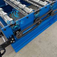 Machine automatique de formage de tuiles de toit en acier coloré avec PLC et moteur