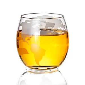 बड़े-क्षमता व्हिस्की ग्लास ग्लोब आकार ग्लास के लिए मादक कॉकटेल Bourbon वोदका शराब चश्मा