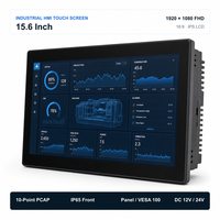 Écran tactile capacitif industriel LETPCBA, écran LCD industriel haute résolution de 7 à 21,5 pouces, interfaces multi-protocoles pour