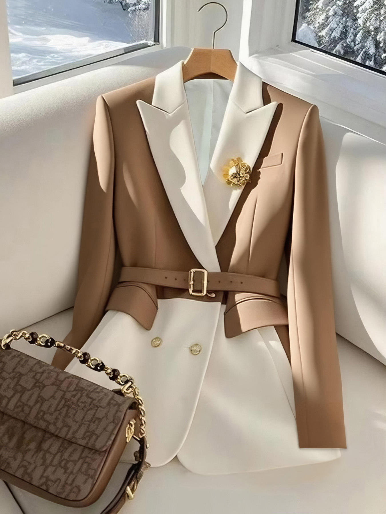 สีน้ำตาล