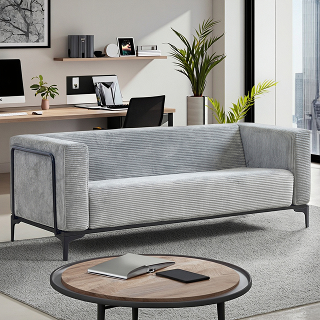 Ekintop Furniture Modular Recliners Compressed Sofa Set Fabric Lazy Compress Sofa in Box