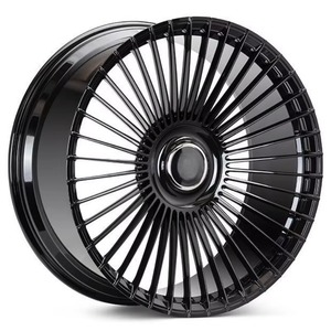Rueda Forjada Negra Brillante de Varias Radios, Llanta de Coche Personalizada de Lujo de 1 Pieza, 18 19 20 21 22 Pulgadas para Mercedes <span class=keywords><strong>Ferrari</strong></span> SF90 - Product Image 1