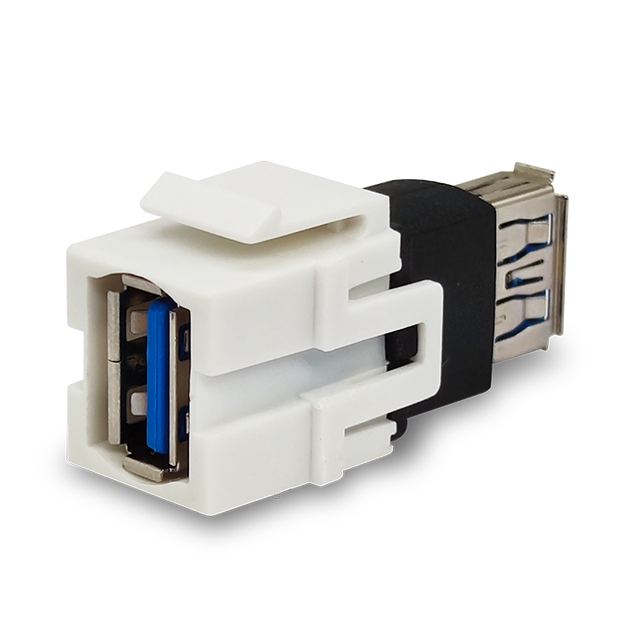 High Speed USB 3.0 A Female to A Female Keystone Coupler Keystone Jack