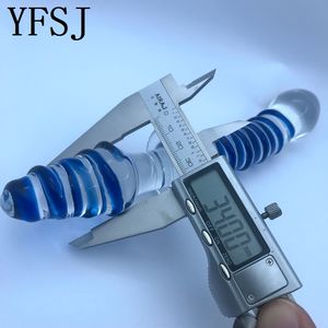 Gladde <span class=keywords><strong>Pyrex</strong></span> Glas <span class=keywords><strong>Dildo</strong></span> Voor. Prostaat G Spot Massager Seksspeeltje Voor Vrouwen Of Mannen - Product Image 5