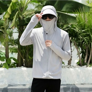 Sudadera de Pesca UPF 50+ con Bolsillo con Cierre y Cordón Ajustable, Camisa de Pesca Ligera y Transpirable para Hombre - Product Image 1