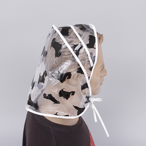 Export Europe America Disposable Printing PE Women <strong>Rain</strong> <strong>Bonnet</strong> - Product Image 4