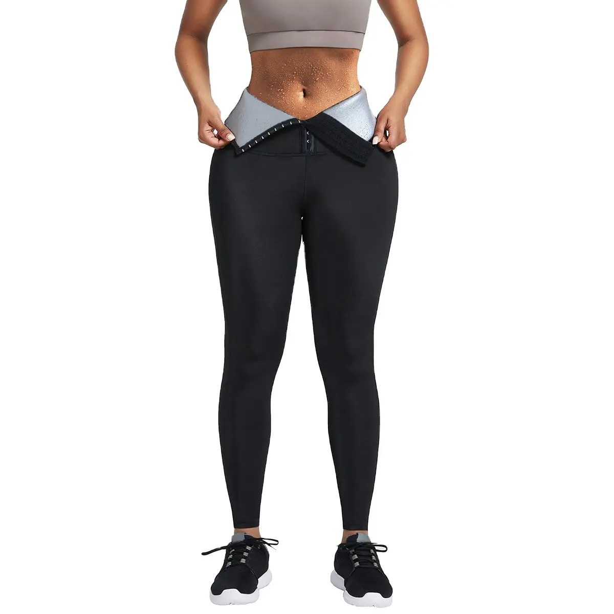 Benutzer definierte Logo Frauen Shape wear High Waisted Fitness Leggings Bauch Kontrolle Shaper Taille Shaper und Butt Lifter